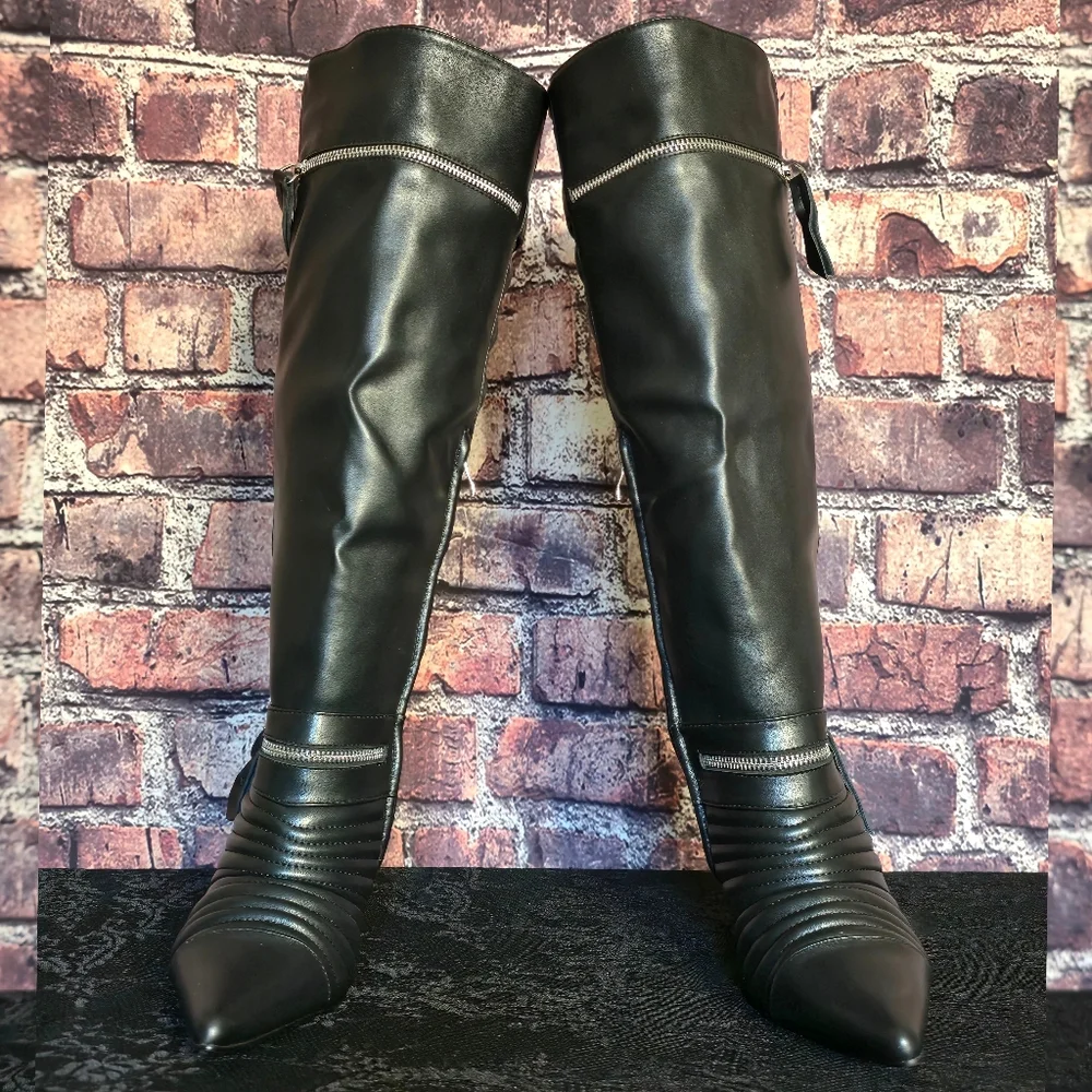 Azalea Wang Lyrical Stiletto Boots - Picture 4 of 12